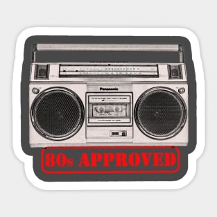 Boombox Sticker